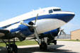 Douglas DC-3 Dakota passenger plane at Fargo Air Museum. Fargo, ND.