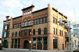 Heritage Romanesque Revival building on South 3rd St. at Kitson St. rail tracks. Grand Forks, ND
