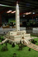 Model of Nebraska state capitol at Aurora Plainsman Museum. Aurora, NE.