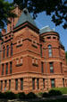 Towers of Hamilton County Courthouse. Aurora, NE.