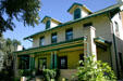 Prairie style building in heritage area east of State Capitol. Lincoln, NE.
