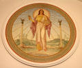 Entrance hall architecture roundel at Currier Museum of Art. Manchester, NH.