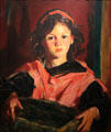 Mary Ann with her Basket painting by Robert Henri of New York City at Currier Museum of Art. Manchester, NH.