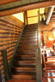 Arts & Crafts staircase at Stickley Museum at Craftsman Farms. Morris Plains, NJ.