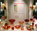 Victorian art glass at Museum of American Glass. Milville, NJ.