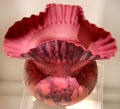 Agata glass vase by New England Glass Co. of Cambridge, MA at Museum of American Glass. Milville, NJ.