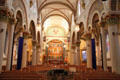Interior of St. Francis Cathedral. Santa Fe, NM.