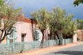 Adobe style house near Canyon Road. Santa Fe, NM.