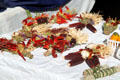 Corn & other bouquets at Sunday Santa Fe Farmers Market. Santa Fe, NM.