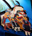 Detail of children on Zuni art mural at Indian Pueblo Cultural Center. Albuquerque, NM.