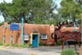 Gallery in Ledoux Street Historic District. Taos, NM.