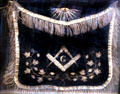 Kit Carson's Masonic Apron in Kit Carson Home. Taos, NM.
