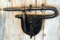 Lock from the door of the Kit Carson Home probably made in Mexico based on style of late 1700s. Taos, NM.