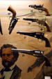 Collection of 1850-60s revolver pistols at Nevada State Museum. Carson City, NV.