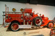 Ford TT Triple Combustion Pumper Fire truck of Detroit at National Automobile Museum. Reno, NV.