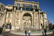 Fountain modeled on Rome's Trevi sculptures at The Forum Shops at Caesars Palace. Las Vegas, NV.