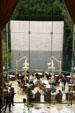 Outdoor sitting area at Wynn Las Vegas. Las Vegas, NV.