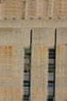 Art Deco modernism windows on power house at base of Hoover Dam. Las Vegas, NV.