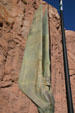 Wings of the Republic sculpture with flagpole at Hoover Dam. Las Vegas, NV.