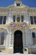 Facade of Storey County Courthouse. Virginia City, NV.