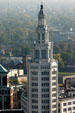 Niagara Mohawk Building represents the Pharos lighthouse of Alexandria, Egypt & was inspired by buildings at the 1901 Pan Am Exhibition. Buffalo, NY.