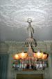 Dining room chandelier in Theodore Roosevelt Inaugural Site. Buffalo, NY.