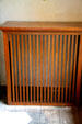 Wright-designed radiator screen at Graycliff. Buffalo, NY.