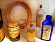 Larkin Soap Company product packages & china at Graycliff. Buffalo, NY.