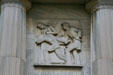 Naval battle relief on facade of Buffalo History Museum. Buffalo, NY.