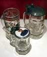Antique beer steins at Buffalo History Museum. Buffalo, NY.