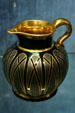 Southern Bohemian glass hyalith jug by glassworks of Count of Buquoy at Corning Museum of Glass. Corning, NY.