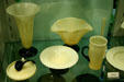 Steuben ivory color jade glass at Corning Museum of Glass. Corning, NY.