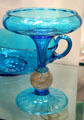 Transparent blue glass by Steuben Glass at Corning Museum of Glass. Corning, NY.