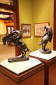 Gallery with western art at Rockwell Museum of Art. Corning, NY.