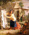 The Tanner painting by Seth Eastman at Rockwell Museum of Art. Corning, NY.