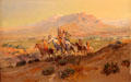 Forked Trail painting by Charles M. Russell at Rockwell Museum of Art. Corning, NY.