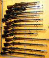 Collection of antique rifles at Rockwell Museum of Art. Corning, NY.