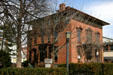 Heritage Italianate house in DeWitt Park. Ithaca, NY.