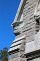 Granite eagle supporting Saratoga Monument. Schuylerville, NY.