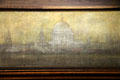 London lobby mural detail at Roycroft Inn. East Aurora, NY.