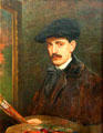 Portrait of Alexis Fournier by H. Gaustra at Elbert Hubbard Roycroft Museum. East Aurora, NY.