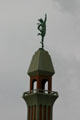 Rochester's Mercury Statue by Guernsey Mitchell formerly atop tobacco factory, remounted on Aqueduct Building. Rochester, NY.