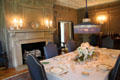Dining room, part of Beaux Arts interior designed by McKim, Mead & White, at Eastman House. Rochester, NY.