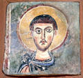 Italian fresco with head of Saint at Memorial Art Gallery. Rochester, NY.
