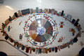 Mosaic art in 86th St. subway station. New York, NY.