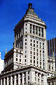 Standard Oil Building by Carrere & Hastings with Chimney in form of Kerosene Lamp, the product John D. Rockefeller started producing. New York, NY.