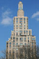 Art Deco crown details of 1 Fifth Ave. New York, NY.