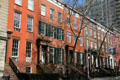 Richmond Hill Townhouses along Washington Square North called "The Row". New York, NY.
