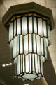 Art deco light fixture in Macy's Department Store. New York, NY.