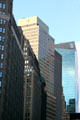 Streetscape of Broadway north from Herald Square with Johnson , Lefcourt State , 1407 Broadway & Times Square Towers. New York, NY.